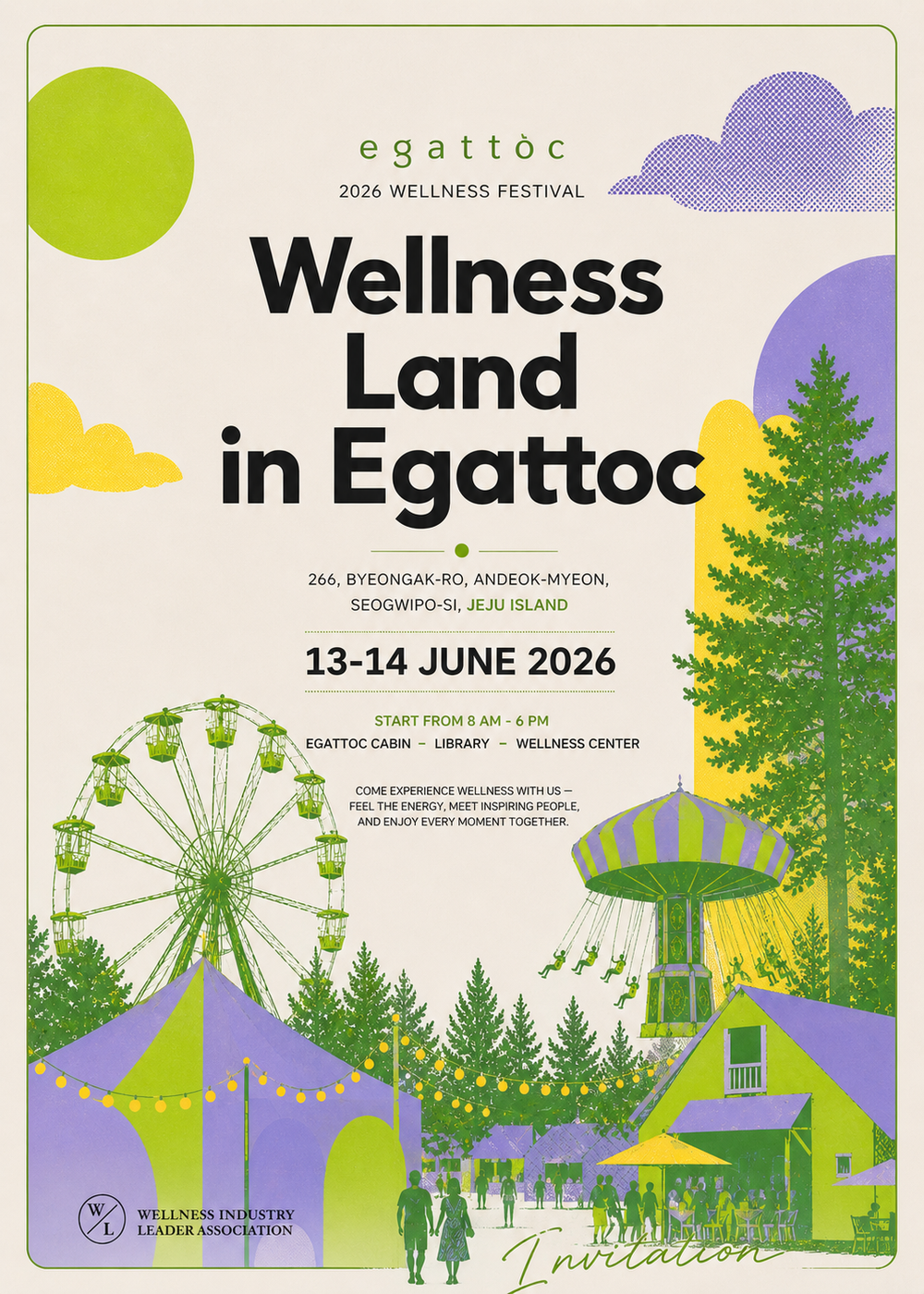 Wellness Land in Egattoc · 2026 Poster